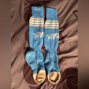 NFL Detroit Lions Flag Football Long Mid Calf/knee Socks YOUTH OSFM